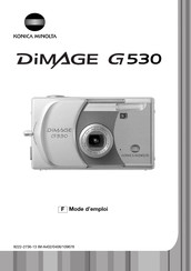 Konica Minolta DIMAGE G530 Mode D'emploi