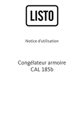 Listo CAL 185b Notice D'utilisation