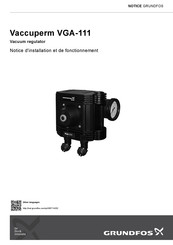 Grundfos VGA-111 Notice D'installation Et De Fonctionnement