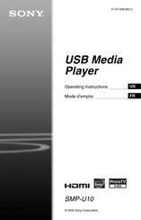 Sony SMP-U10 Mode D'emploi