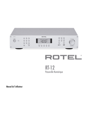 Rotel RT-12 Manuel De L'utilisateur