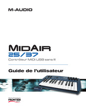M-Audio MIDAIR 25 Guide De L'utilisateur