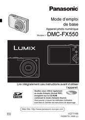 Panasonic LUMIX DMC-FX550 Mode D'emploi