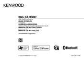 Kenwood KDC-X5100BT Mode D'emploi