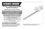 Black & Decker CHH2220 Mode D'emploi