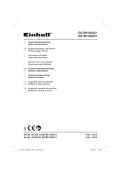 EINHELL 34.033.20 Instructions D'origine