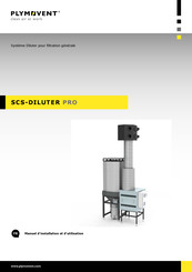 PLYMOVENT SCS-DILUTER PRO Manuel D'installation Et D'utilisation