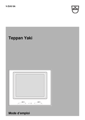 V-Zug Teppan Yaki GK16TEYSF Mode D'emploi