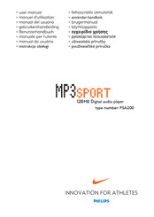 Philips Nike psaplay ACT215/00C Manuel D'utilisation