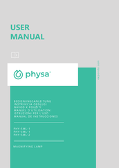 physa PHY - 3ML - 1 Manuel D'utilisation