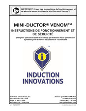Induction Innovations MDV-888 Instructions De Fonctionnement