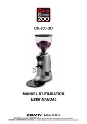 Conti Grinder200 CG-200 OD Manuel D'utilisation