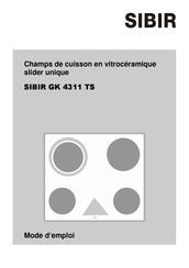 Sibir 510857 Mode D'emploi