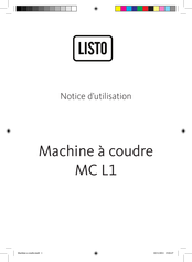 Listo MC L1 Notice D'utilisation