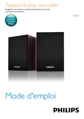 Philips SPA20 Mode D'emploi