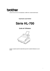 Brother HL-700 Série Guide De L'utilisateur