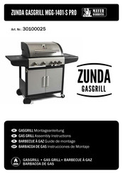Mayer Barbecue ZUNDA MGG-1401-S PRO Guide De Montage