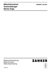 ZANKER KE2041 Mode D'emploi