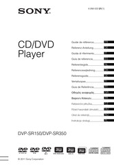 Sony DVP-SR350 Guide De Référence