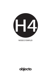 Objecto H4 Mode D'emploi