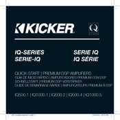 Kicker IQ1000.1 Mode D'emploi