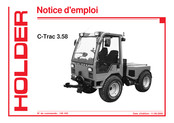 Holder C-Trac 3.58 Notice D'emploi