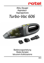 Rotel Turbo-Vac 606 Mode D'emploi