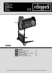 Scheppach RS400 Traduction Des Instructions D'origine