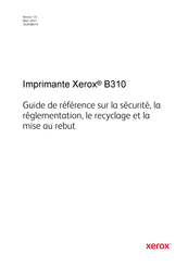 Xerox B310 Guide De Référence