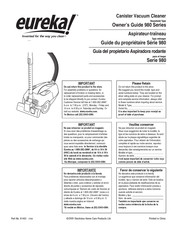 Eureka 980 Série Guide Du Propriétaire