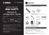 Yamaha RX-V471 Manuel De Configuration Rapide