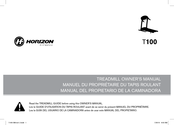 Horizon Fitness T100 Manuel Du Propriétaire