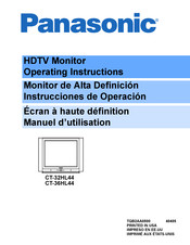 Panasonic CT-36HL44 Manuel D'utilisation