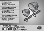 Hella LUMINATOR COMPACT XENON Instructions De Montage