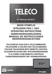 Teleco TFV20D Mode D'emploi