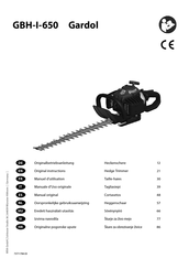 Gardol GBH-I-650 Manuel D'utilisation