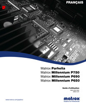 Matrox Millennium P750 Guide D'utilisation