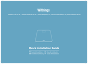 Withings WS-30 Guide D'installation