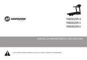 Horizon Fitness PARAGON 6 Manuel Du Propriétaire