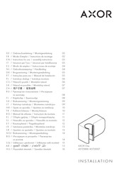 Axor One 45723007 Mode D'emploi / Instructions De Montage