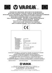 VAREM EXTRAVAREM LC 18 Instructions D'utilisation Et D'entretien
