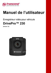 Transcend DrivePro 230 Manuel De L'utilisateur