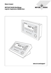 Mettler Toledo MultiRange IND690-Sum Mode D'emploi