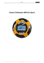 Genius MP3-DJ Sport Guide D'utilisation