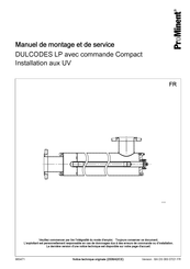 ProMinent DULCODES LP Manuel De Montage Et De Service