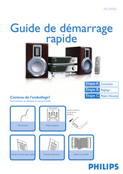 Philips MCM700 Guide De Démarrage Rapide