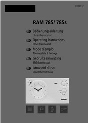 Theben RAM 785s Mode D'emploi