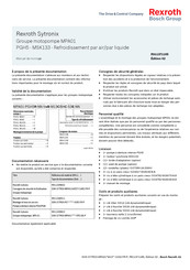 Bosch Rexroth Sytronix MPA01-PGH5-MSK133 Manuel De Montage