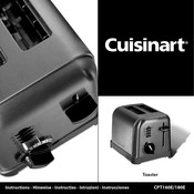 Cuisinart CPT160E Série Instructions