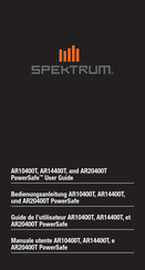 Spektrum AR20400T PowerSafe Guide De L'utilisateur